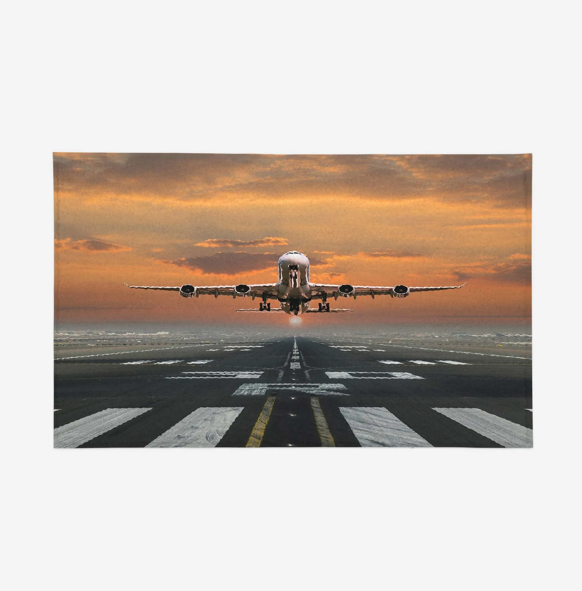 Aircraft Departing from RW30 Designed Door Mats