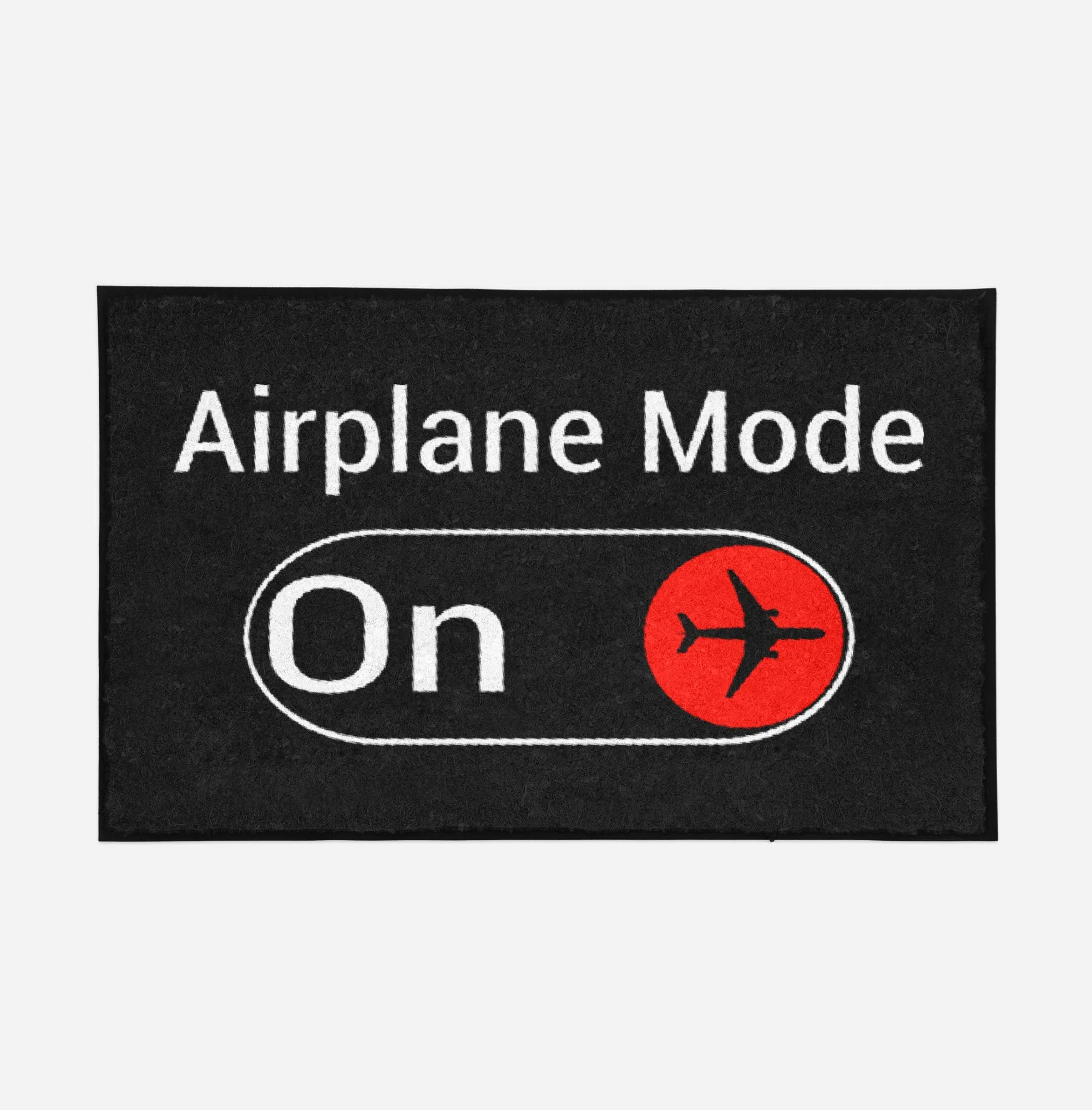 Airplane Mode On Designed Door Mats