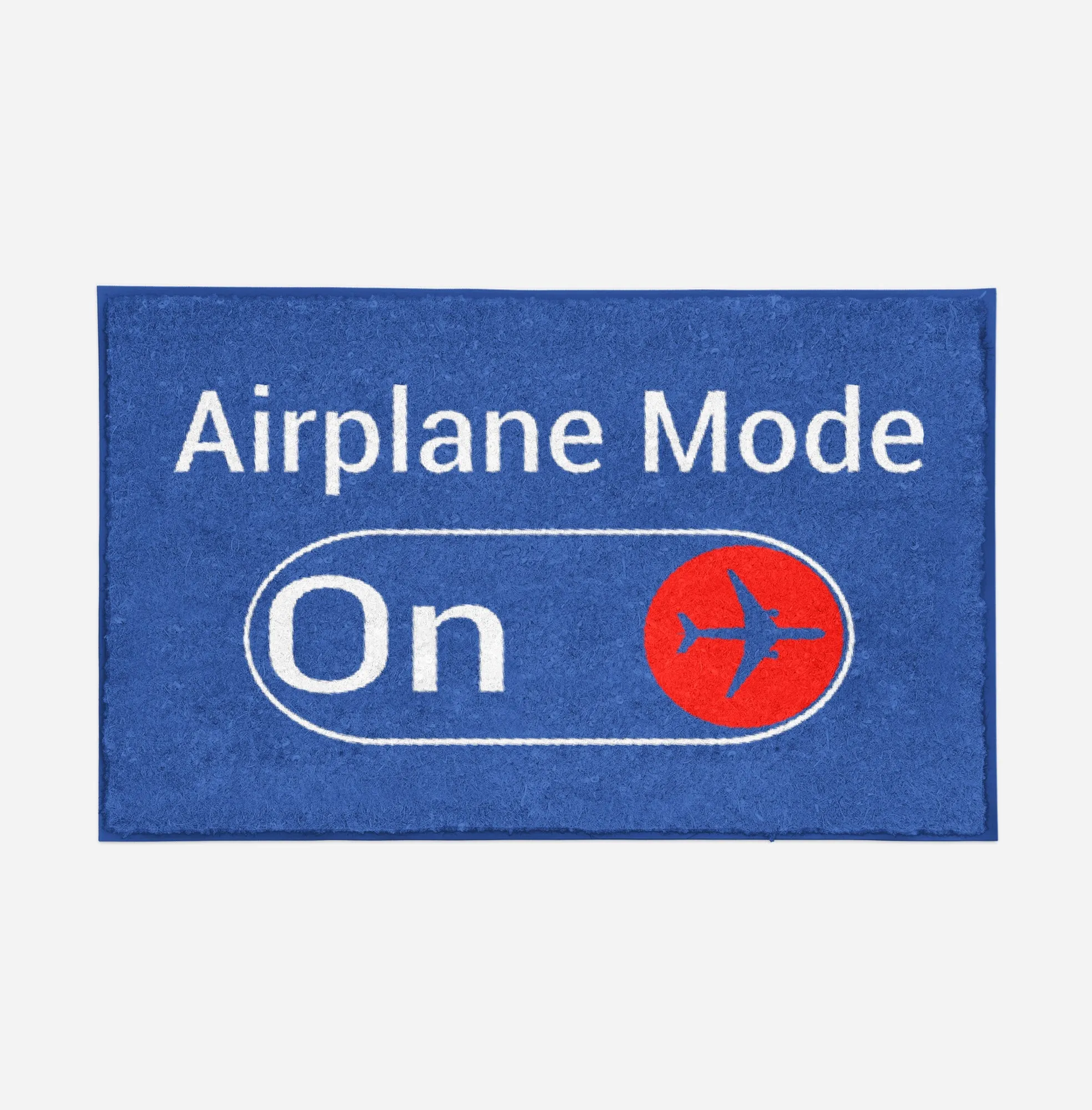 Airplane Mode On Designed Door Mats