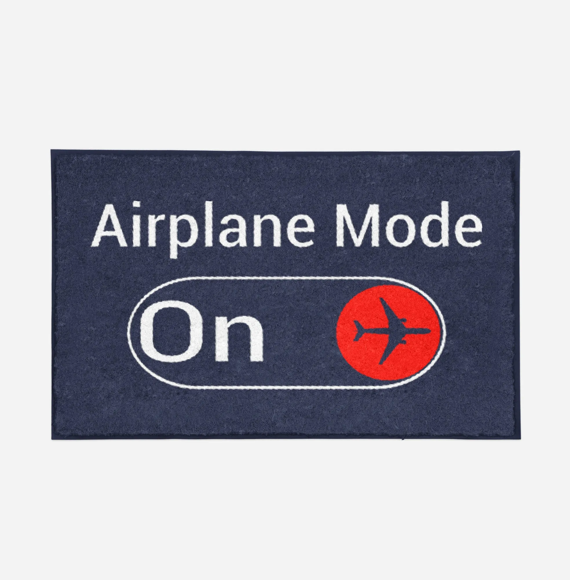 Airplane Mode On Designed Door Mats