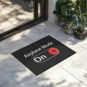 Airplane Mode On Designed Door Mats door entrance rug