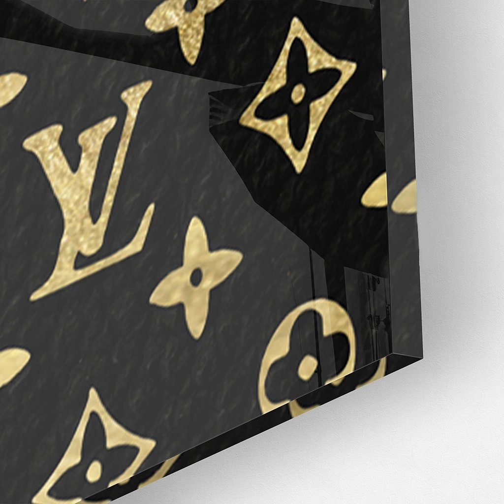 AK Gold on Acrylic