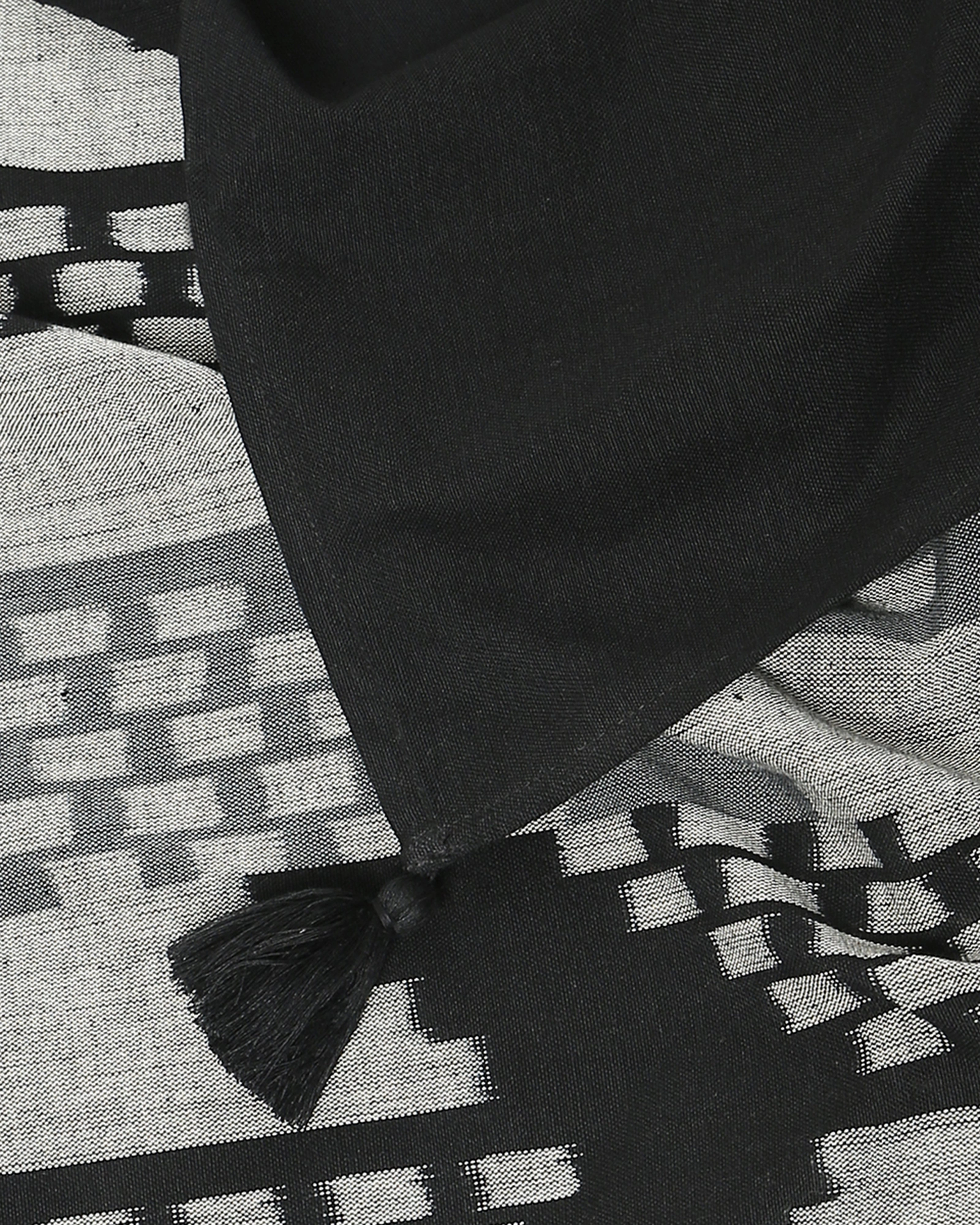 Akshara Warp Ikat Cotton Table Cover