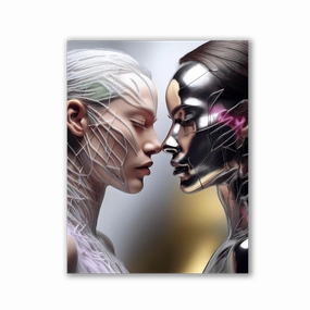Albino and Silver by Aldanis framed mural artwork