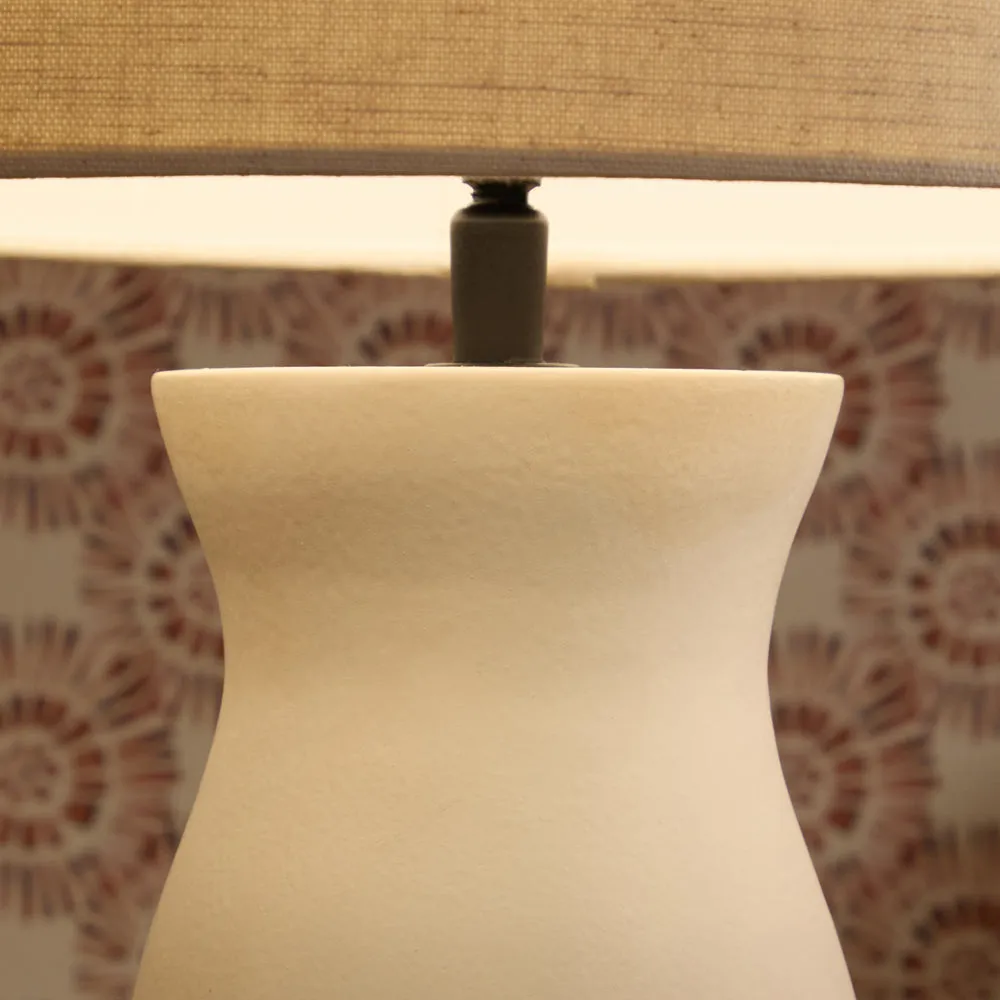 Albury Lamp Base Ecru
