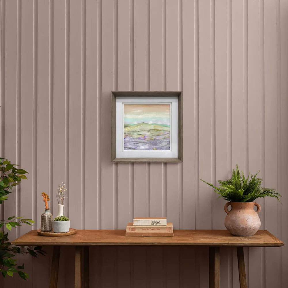 Alder Framed Print Nut/Meadow