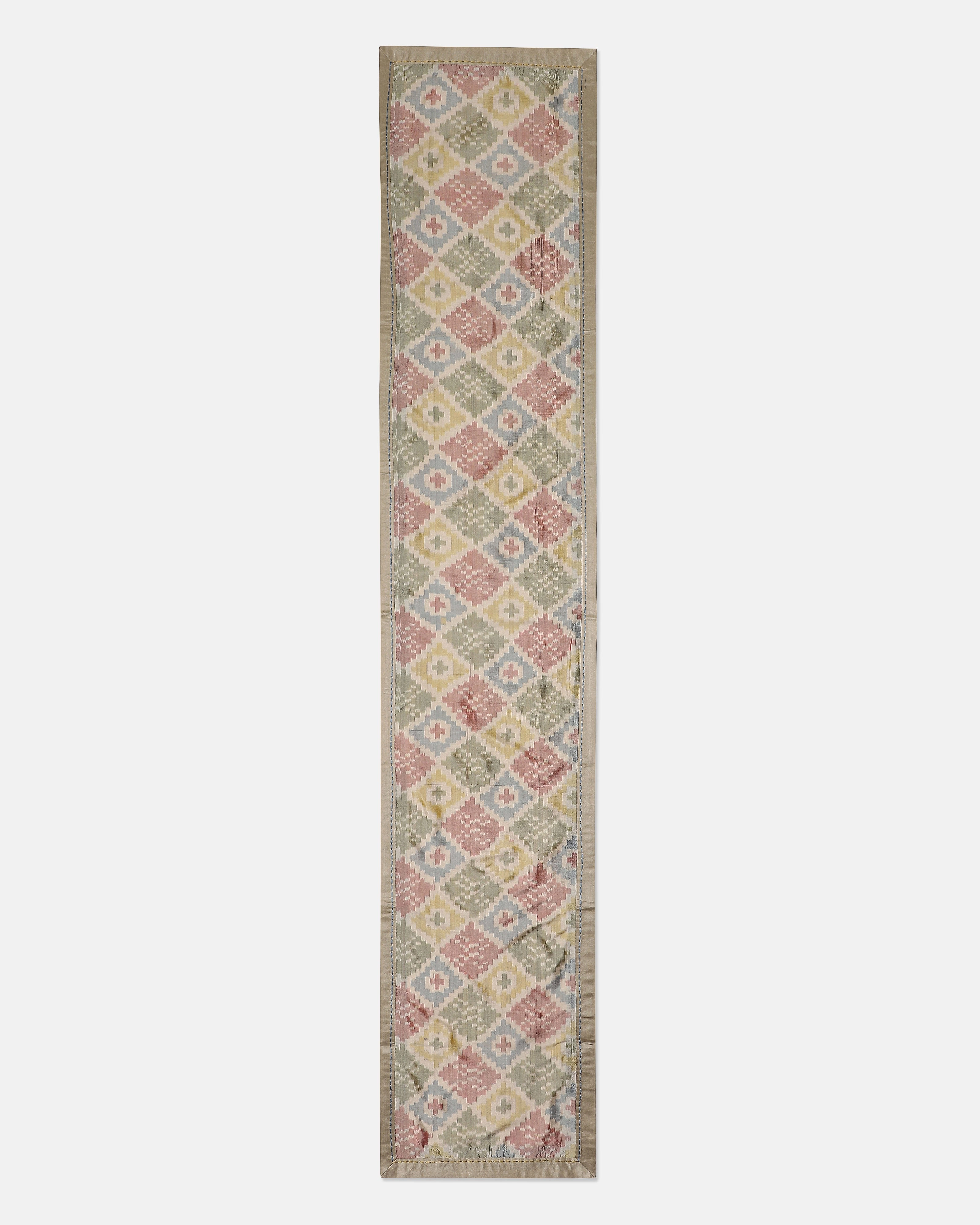 Alessa Warp Ikat Silk Table Runner