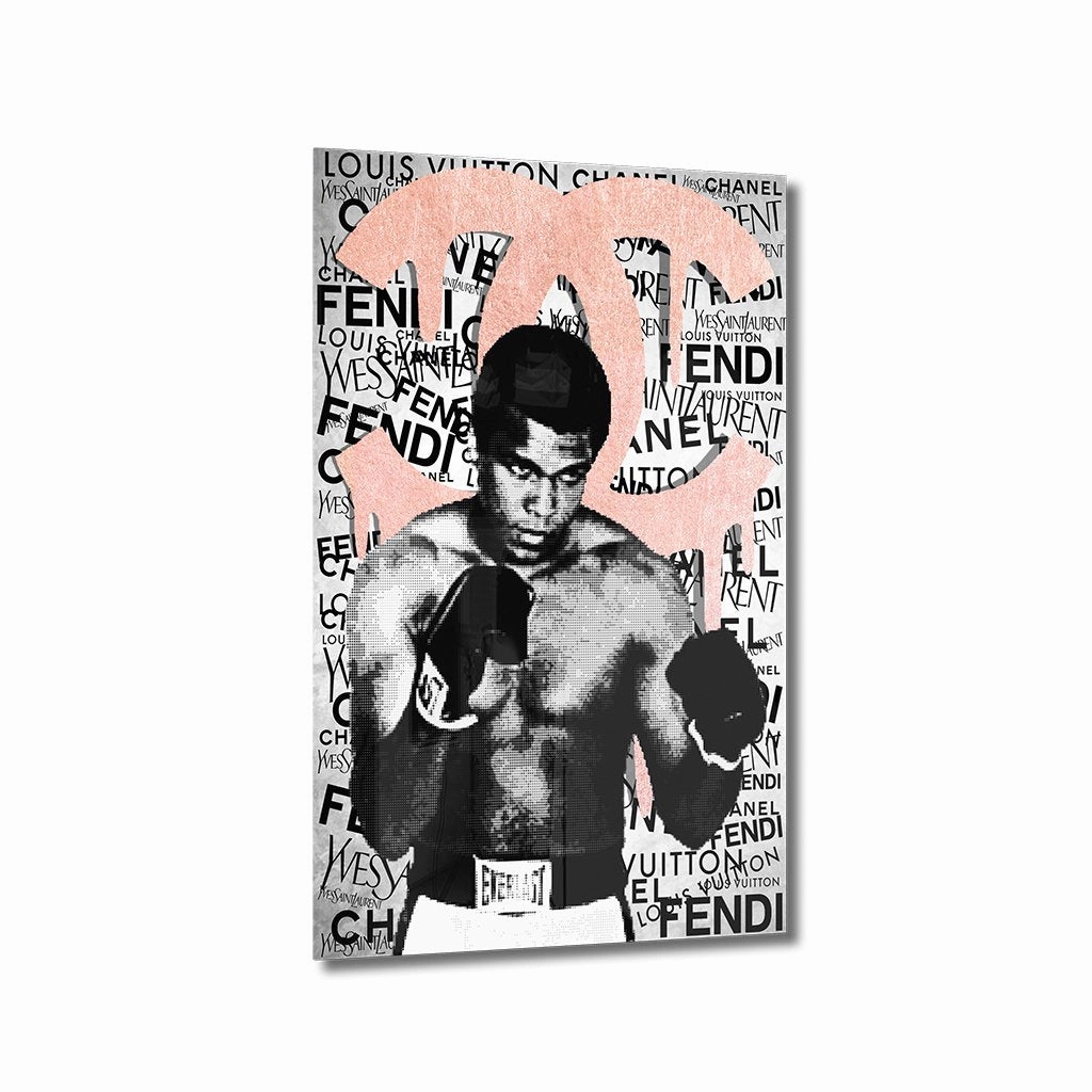 ALI BRAND by RS Artist Ros on Acrylic framed mural artwork