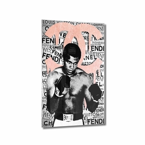 ALI BRAND by RS Artist Ros on Acrylic framed mural artwork