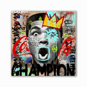 Aliii Crazyyy by Zuppini framed mural artwork