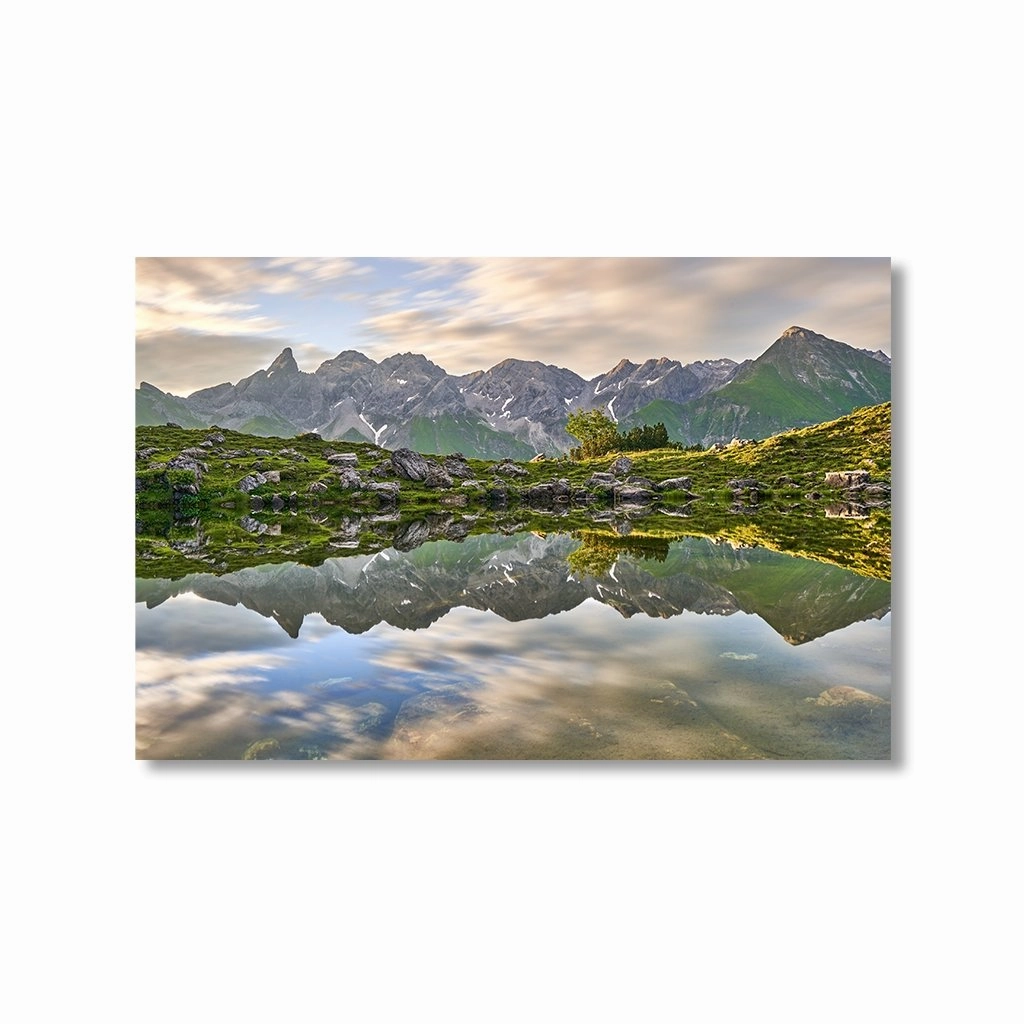 Allgu Lake Idyll by Nenad Jovic framed mural artwork