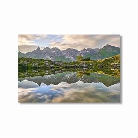 Allgu Lake Idyll by Nenad Jovic framed mural artwork