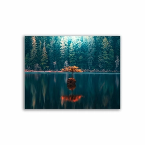 Alone by Calibreus framed mural artwork