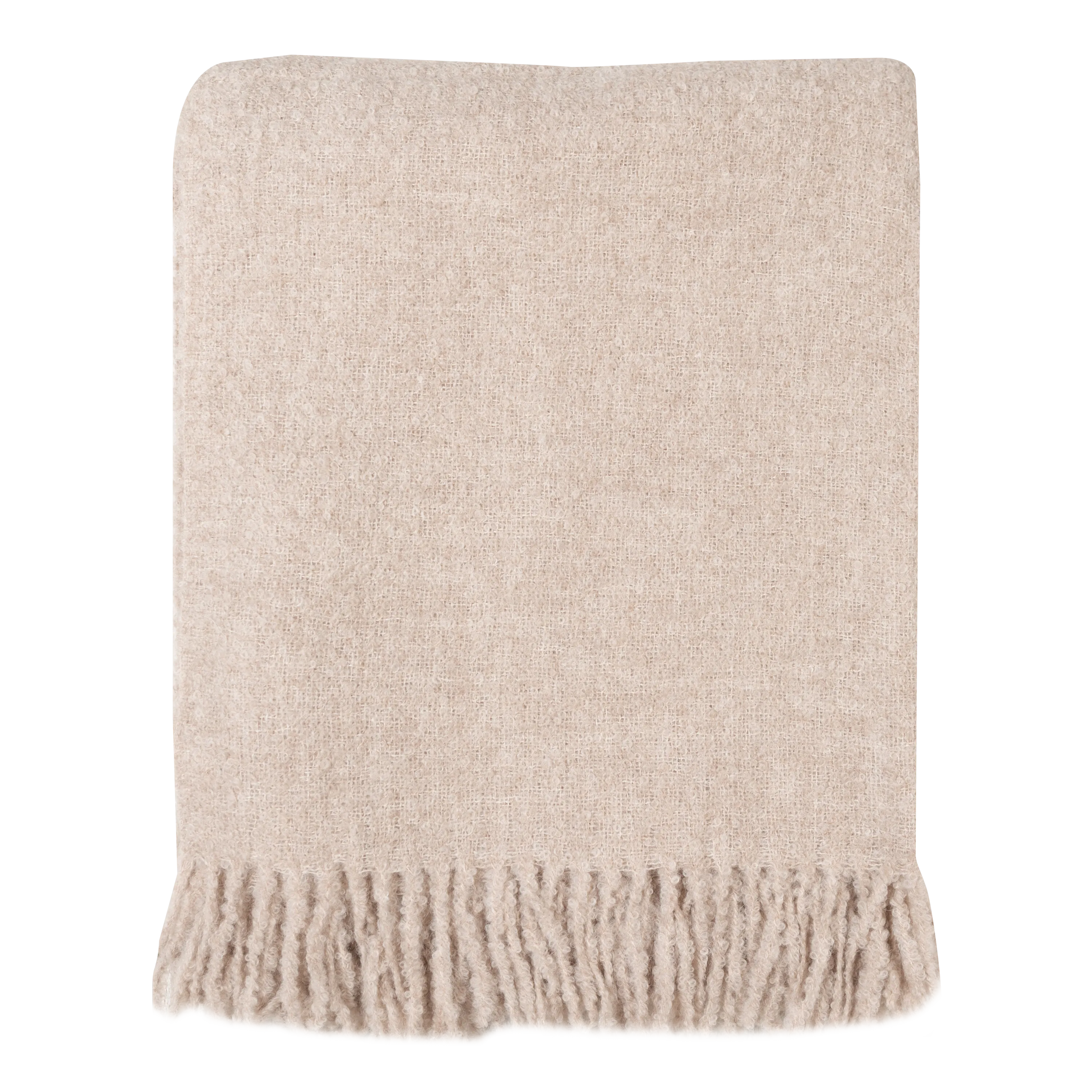 Alpaca Boucle Throw creative interior decor