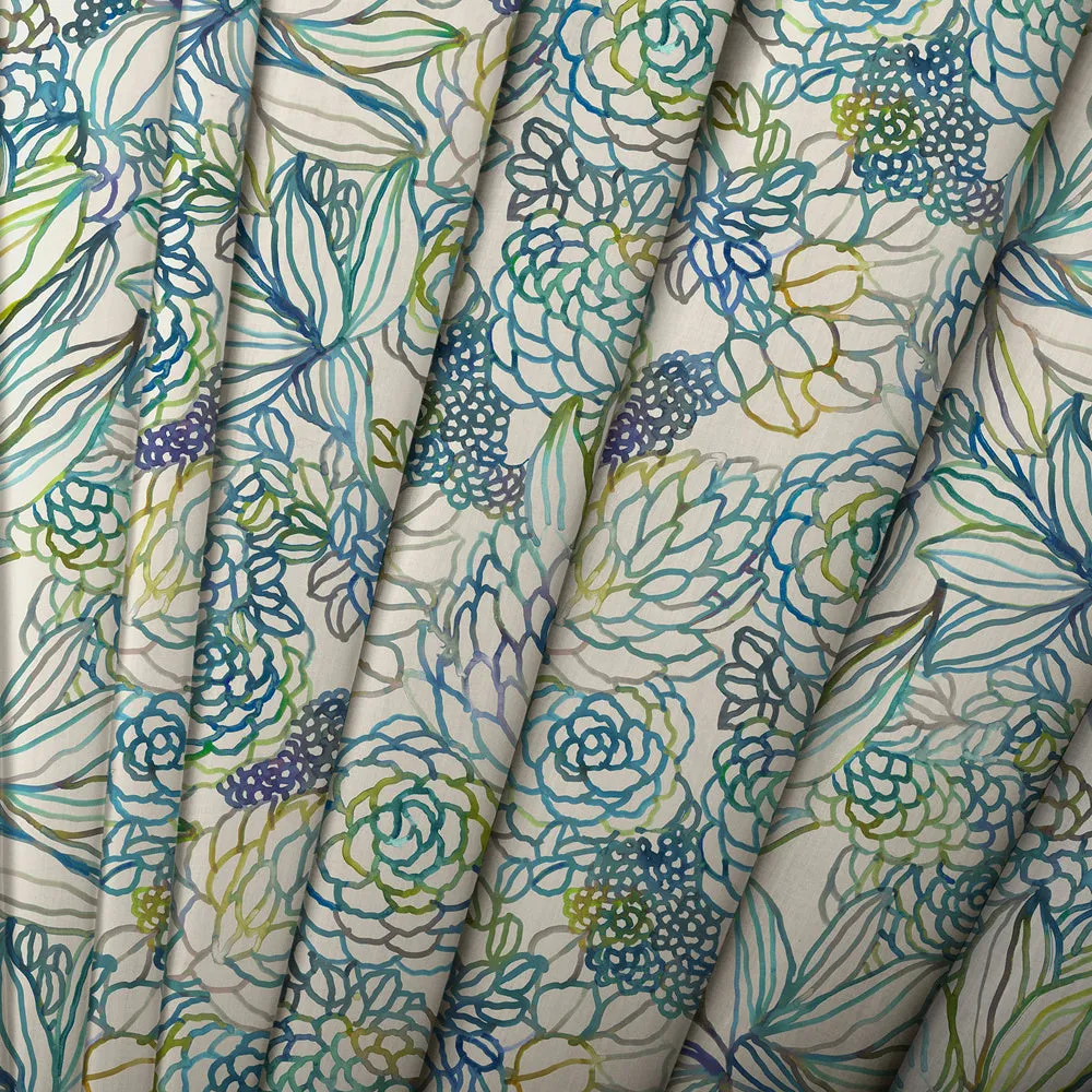 Althorp Printed Cotton Made to Measure Roman Blinds Capri