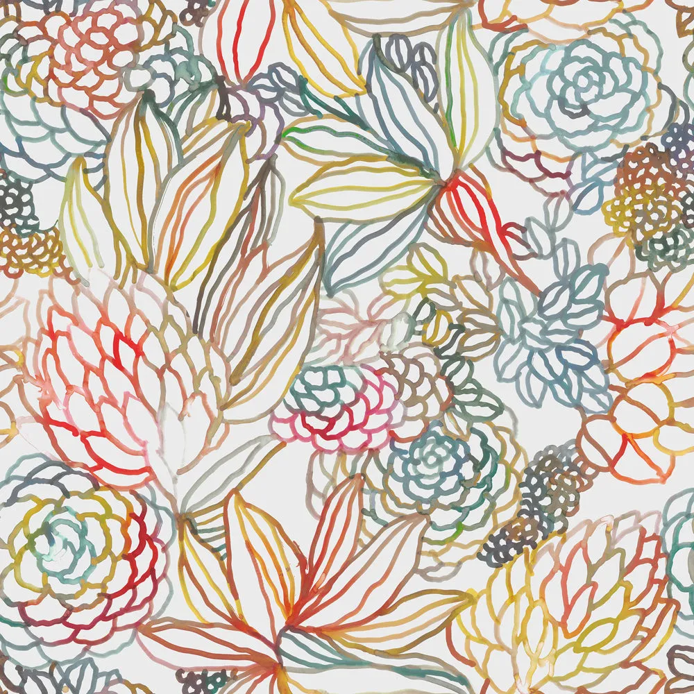 Althorp Printed Cotton Made to Measure Roman Blinds Cinnamon