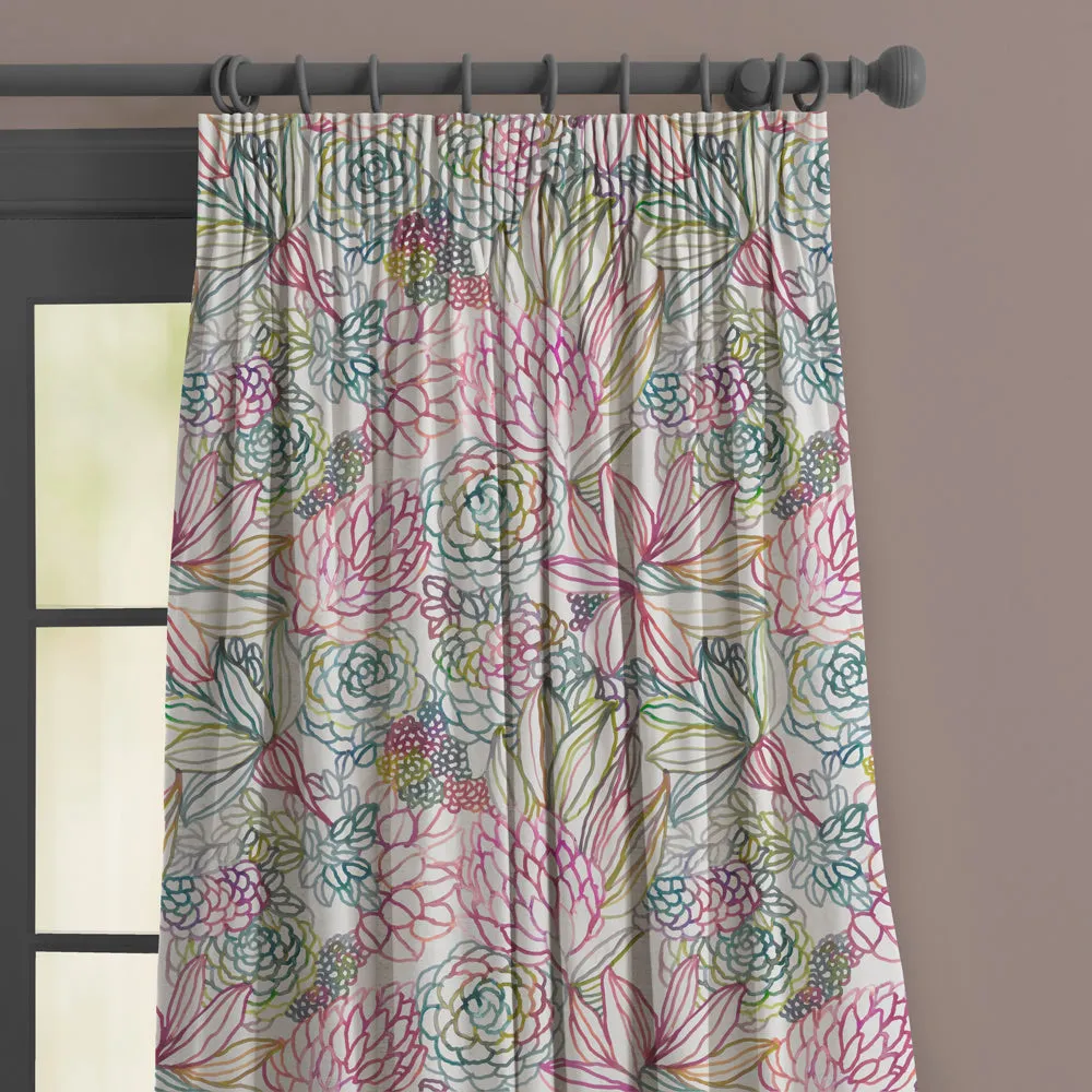 Althorp Printed Made to Measure Curtains Sorbet