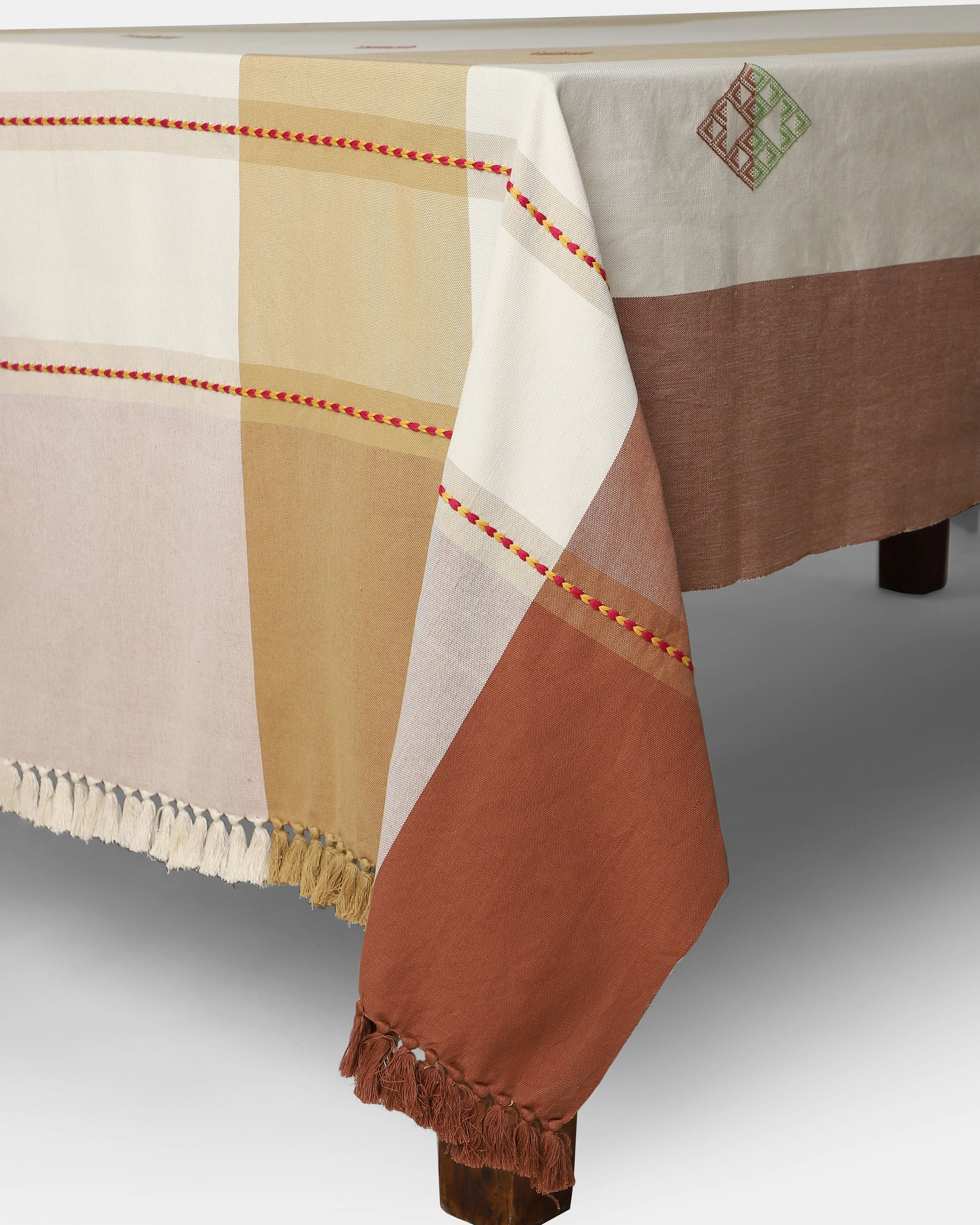 Alto Extra Weft Cotton Table Cover