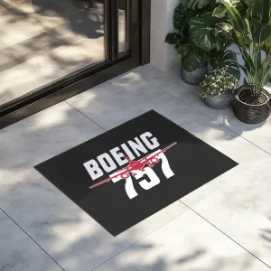 Amazing Boeing 757 Designed Door Mats door entrance rug
