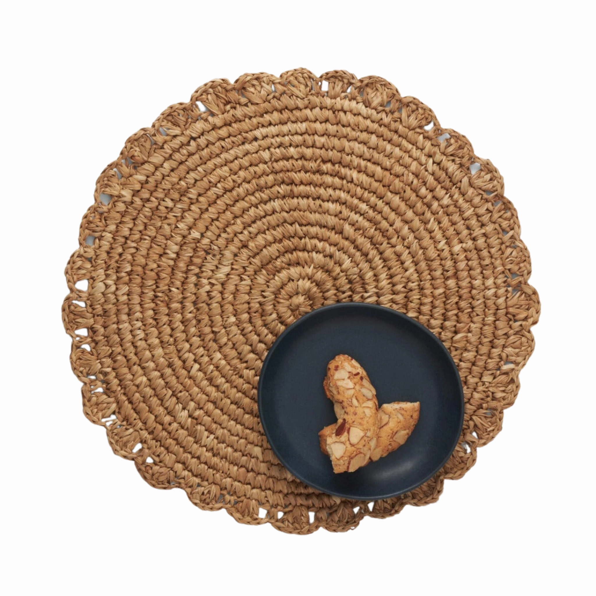 Amelia Natural Round Placemats