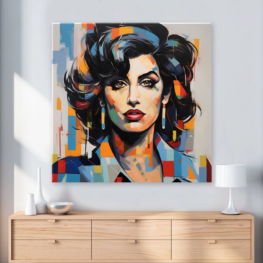 Amy Winehouse - Pop Art Portrait by Frank Daske