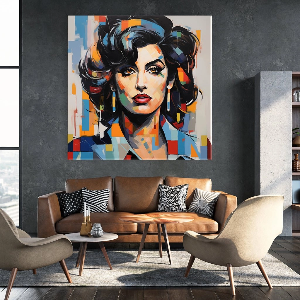 Amy Winehouse - Pop Art Portrait by Frank Daske