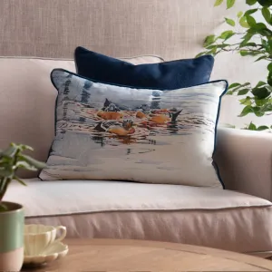 Anatidae Printed Cushion Glacier modern fashion rug  