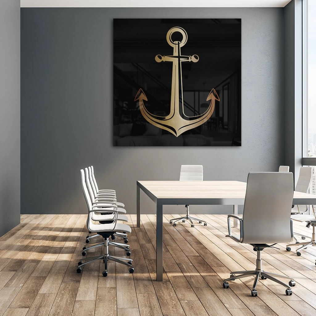 Anchor Gold on Acrylic