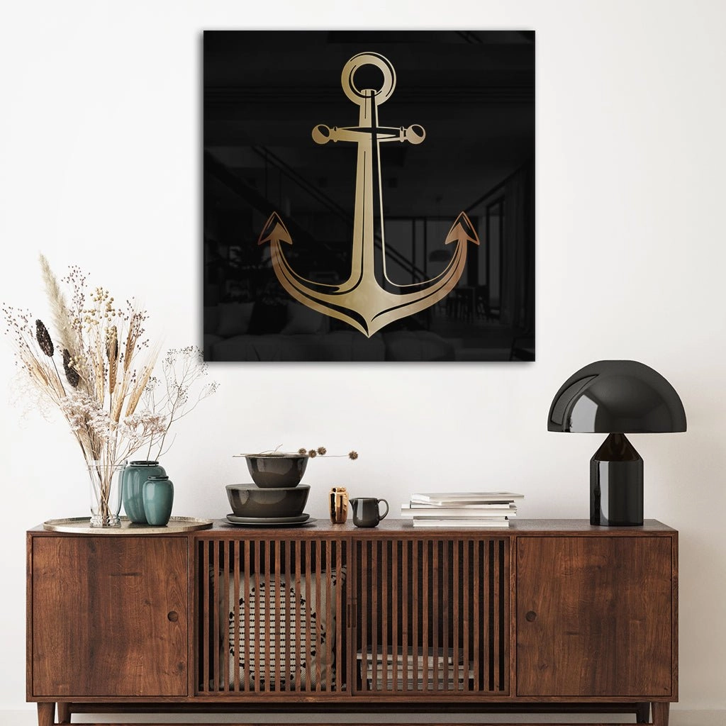 Anchor Gold on Acrylic