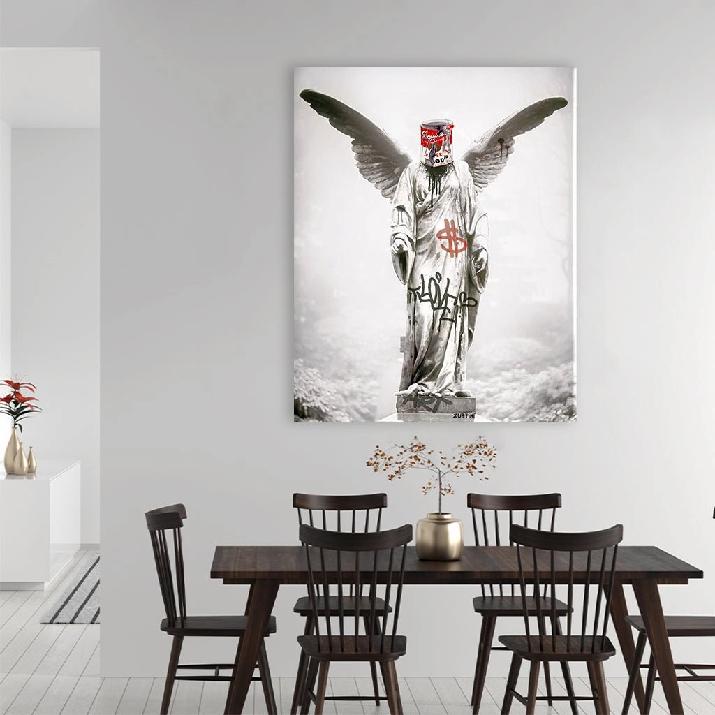 Angel by Zuppini framed mural artwork