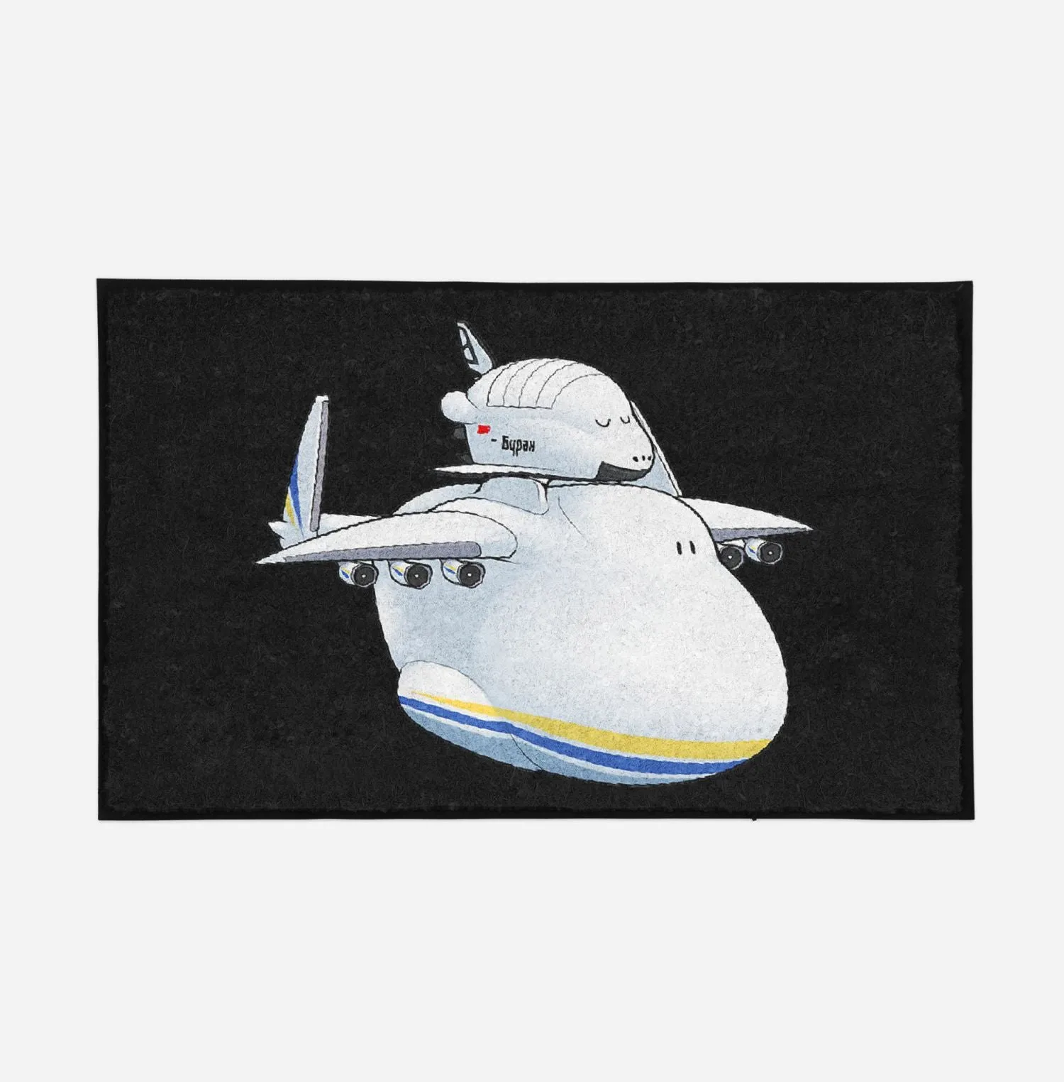 Antonov 225 And Buran Designed Door Mats