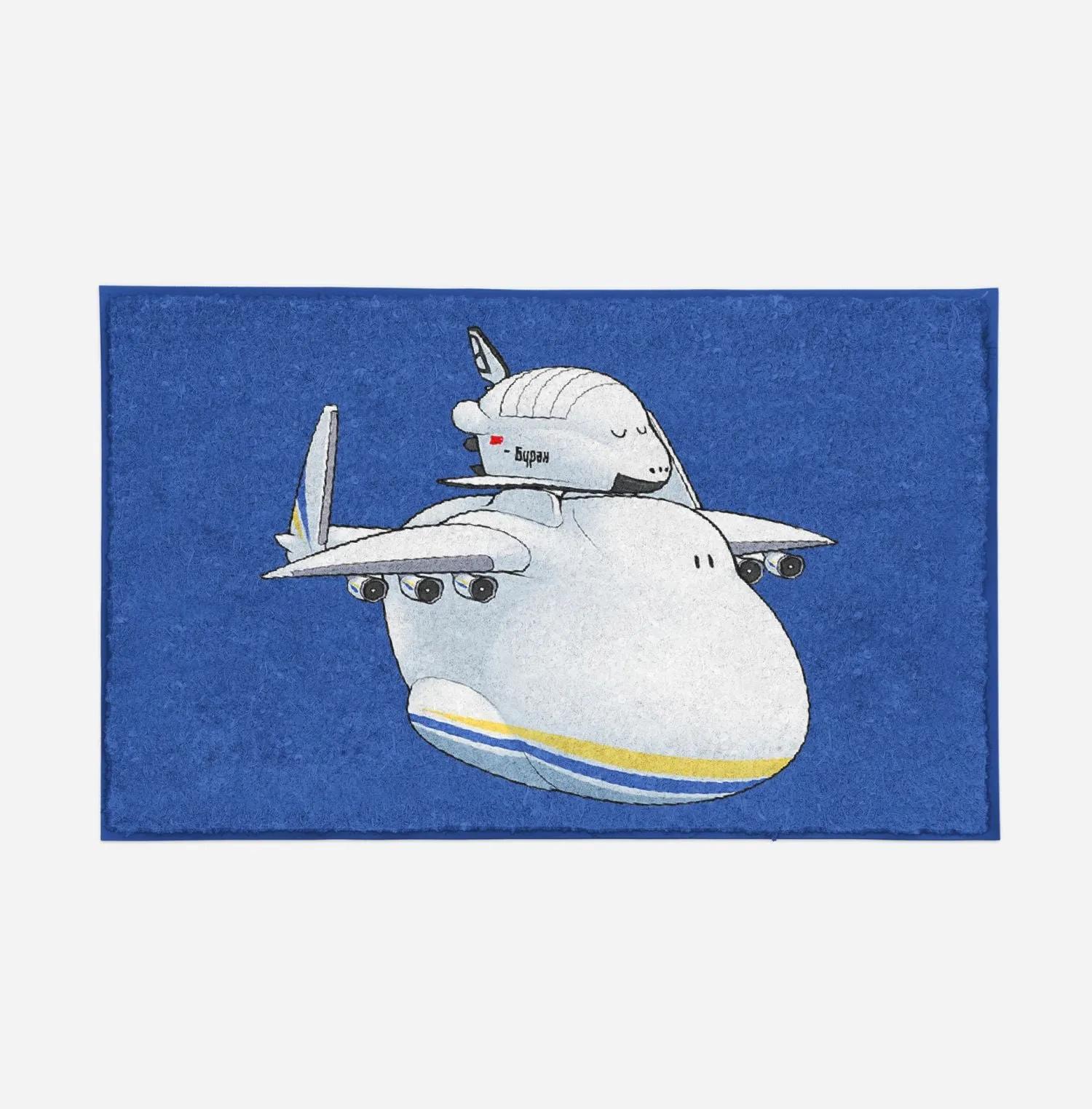 Antonov 225 And Buran Designed Door Mats