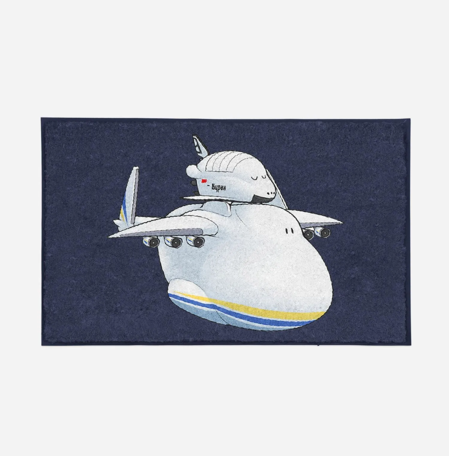 Antonov 225 And Buran Designed Door Mats