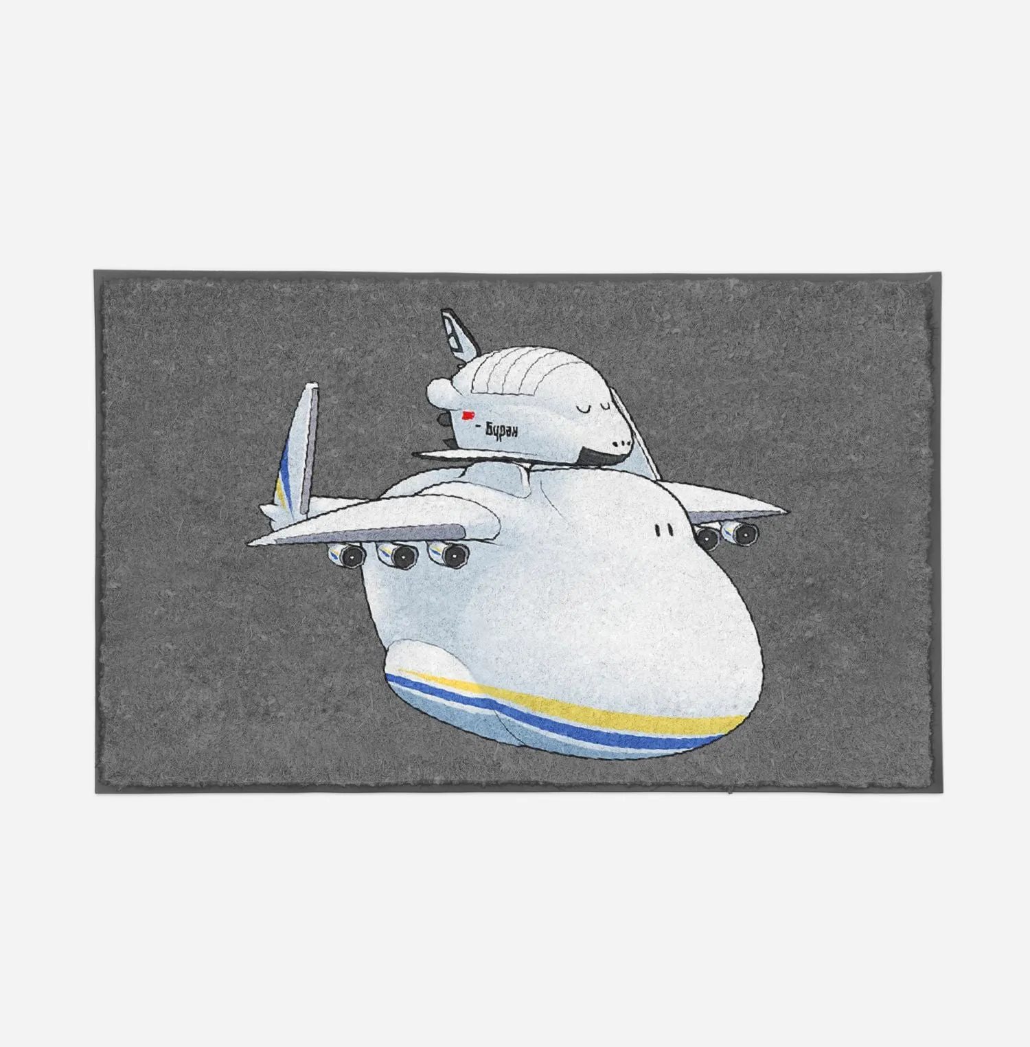 Antonov 225 And Buran Designed Door Mats