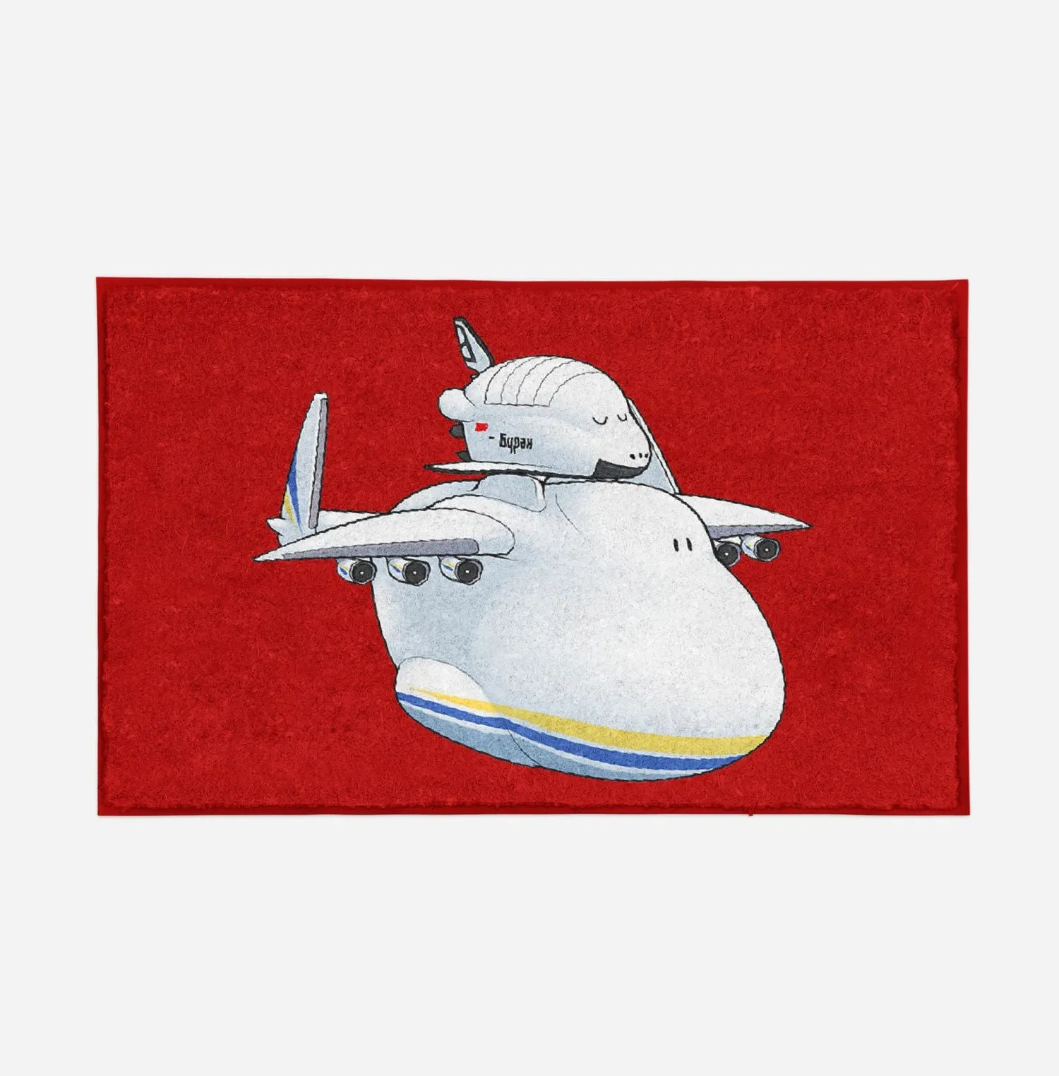 Antonov 225 And Buran Designed Door Mats