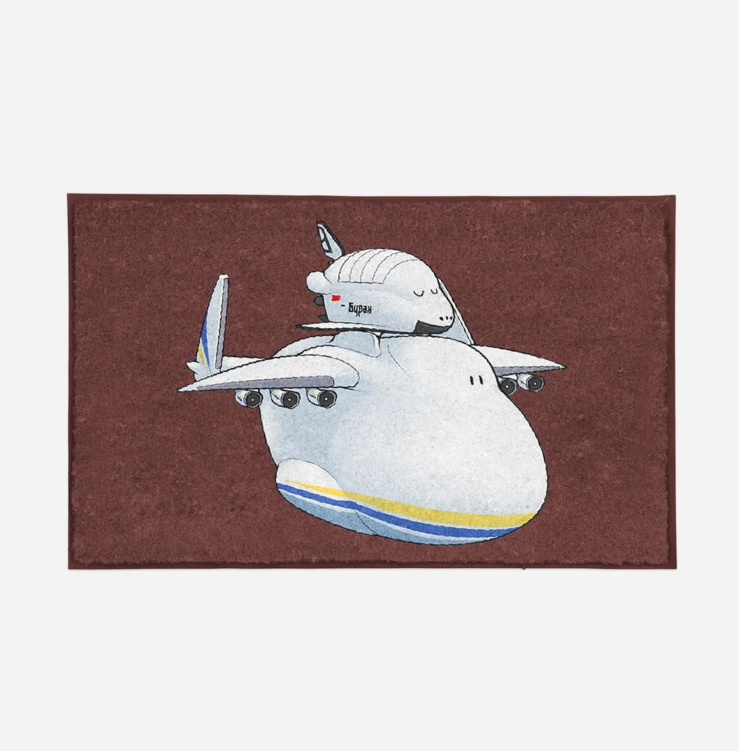 Antonov 225 And Buran Designed Door Mats