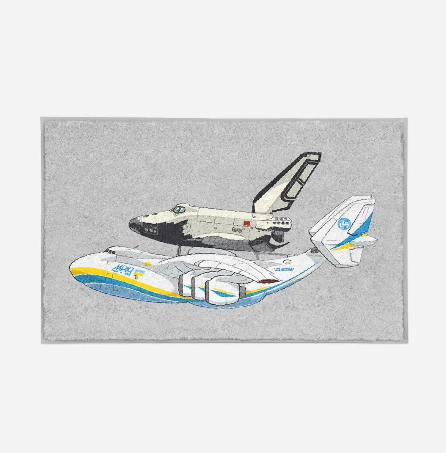Antonov An-225 & Buran Designed Door Mats