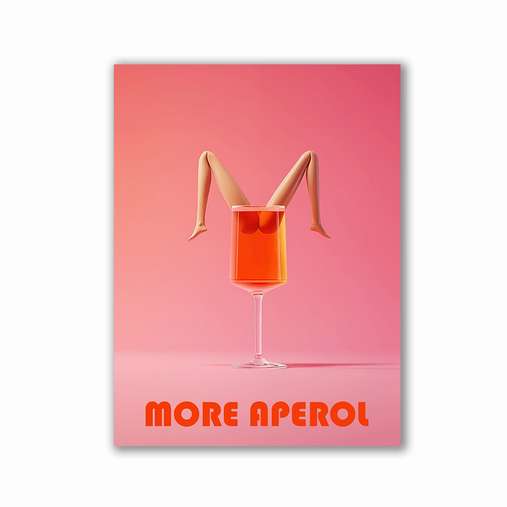 Aperol Spritz by Frank Daske framed mural artwork