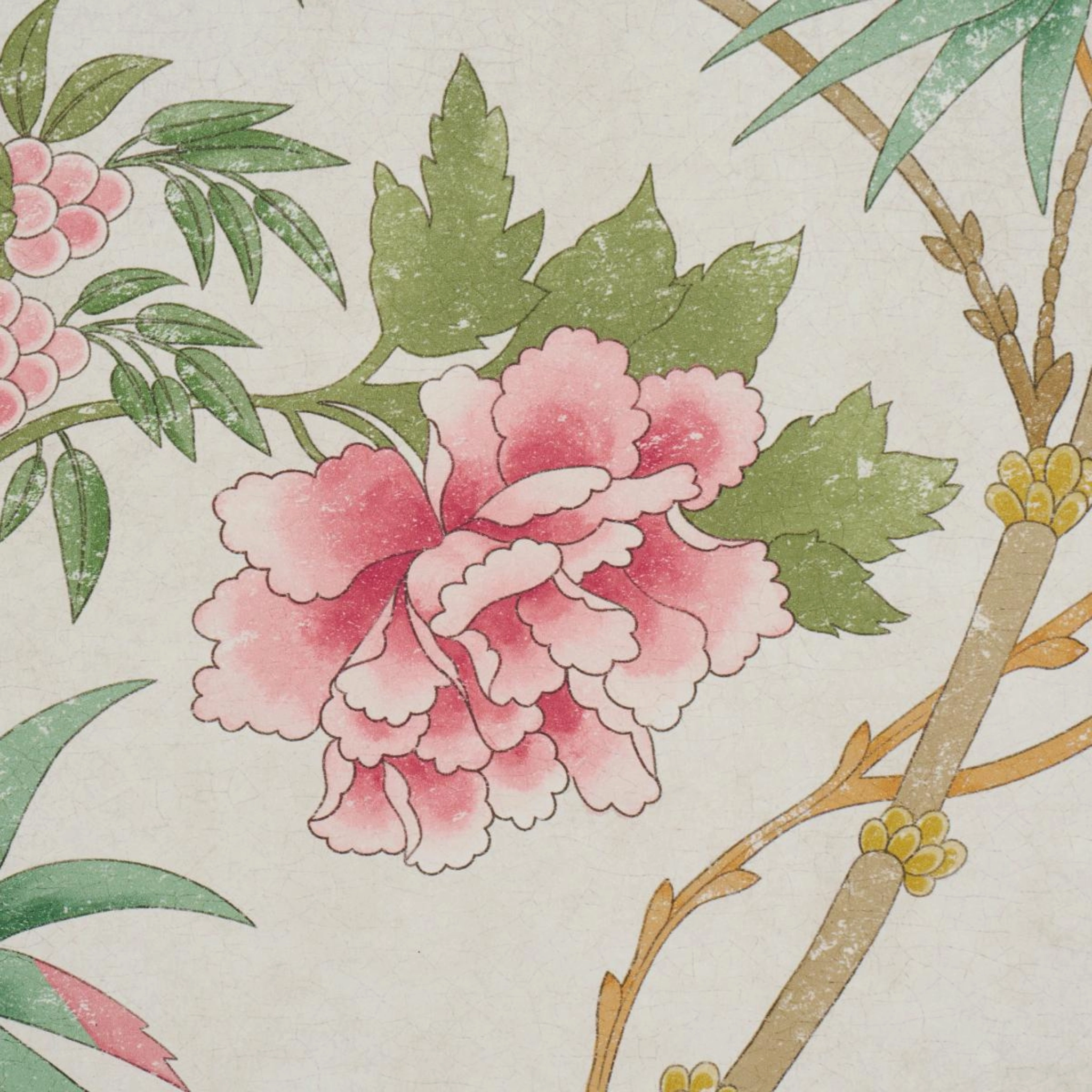Arasi Botanical in Petal Wallpaper