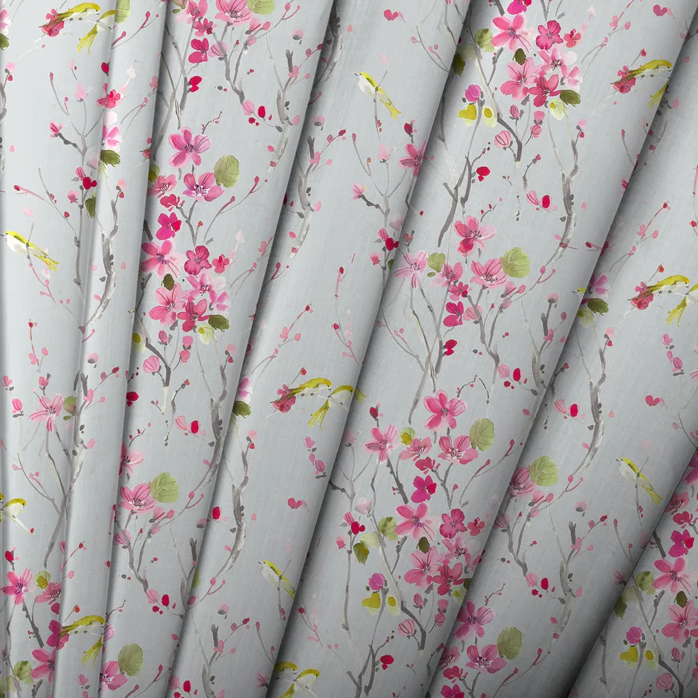 Armathwaite Printed Cotton Made to Measure Roman Blinds Blossom/Silver