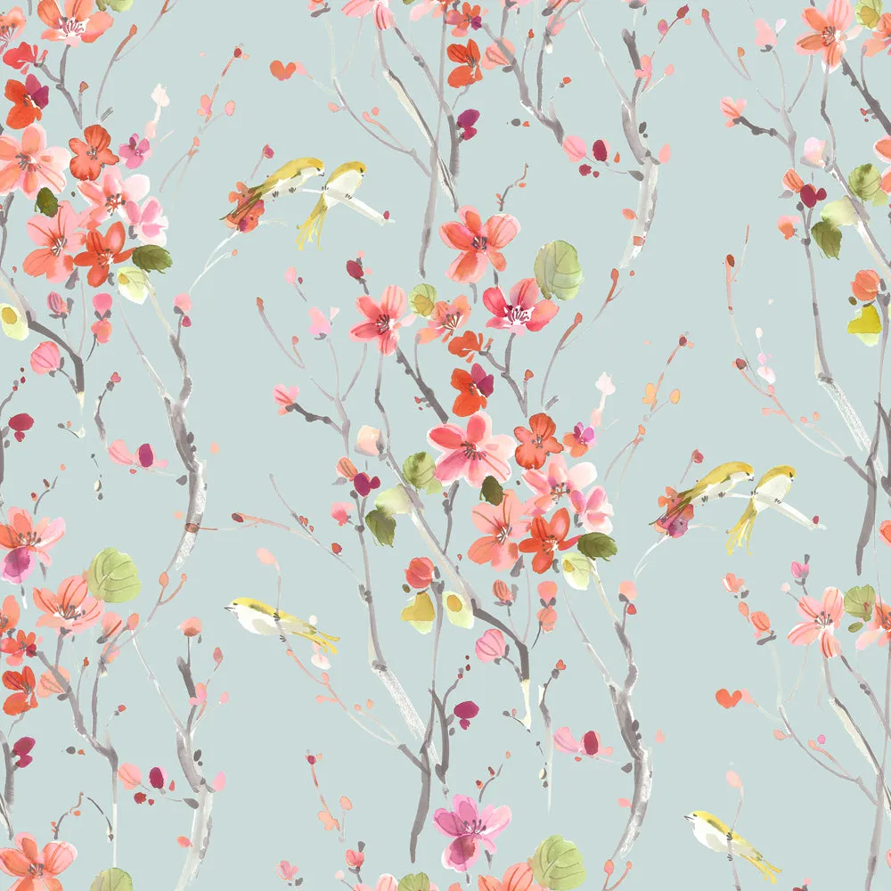 Armathwaite Printed Cotton Made to Measure Roman Blinds Russett