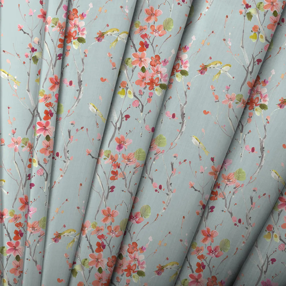 Armathwaite Printed Cotton Made to Measure Roman Blinds Russett