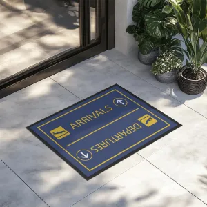 Arrival & Departures 7 Designed Door Mats door entrance rug