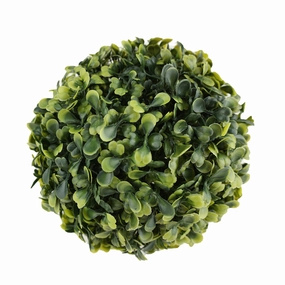 Artificial Plant Topiary Ball Boxwood Ball Wedding Decor, Green, 6-Inch wooden room decoration