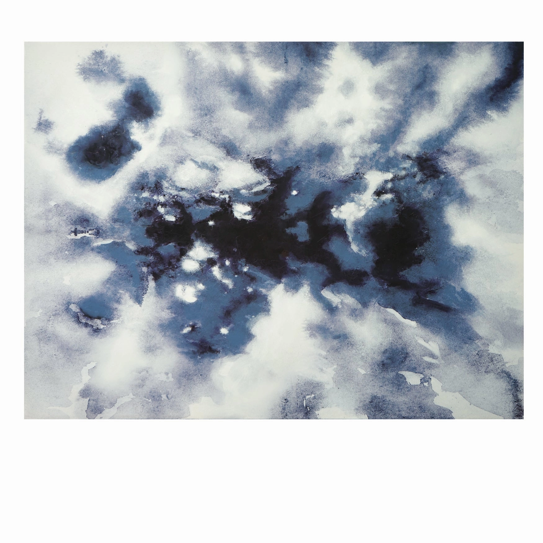 Ash Sky Handmade Painting artistic wall mural