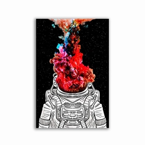 Astrocloud framed mural artwork