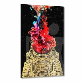 Astrocloud Gold on Acrylic framed mural artwork