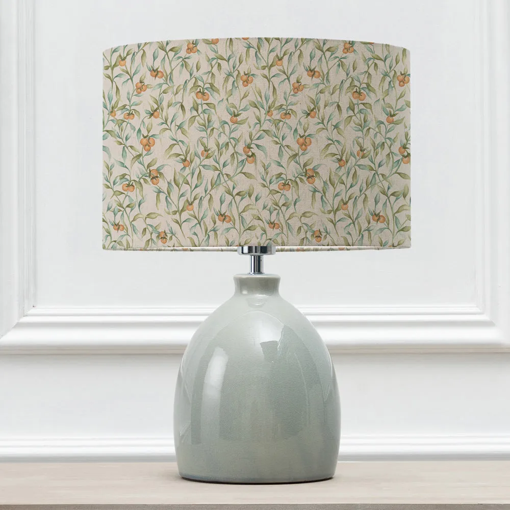 Aura Eva & Leura Complete Table Lamp Duck Egg/Moss