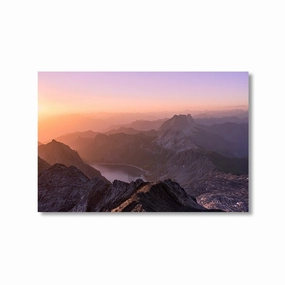 Austria Mountains by Nenad Jovic framed mural artwork