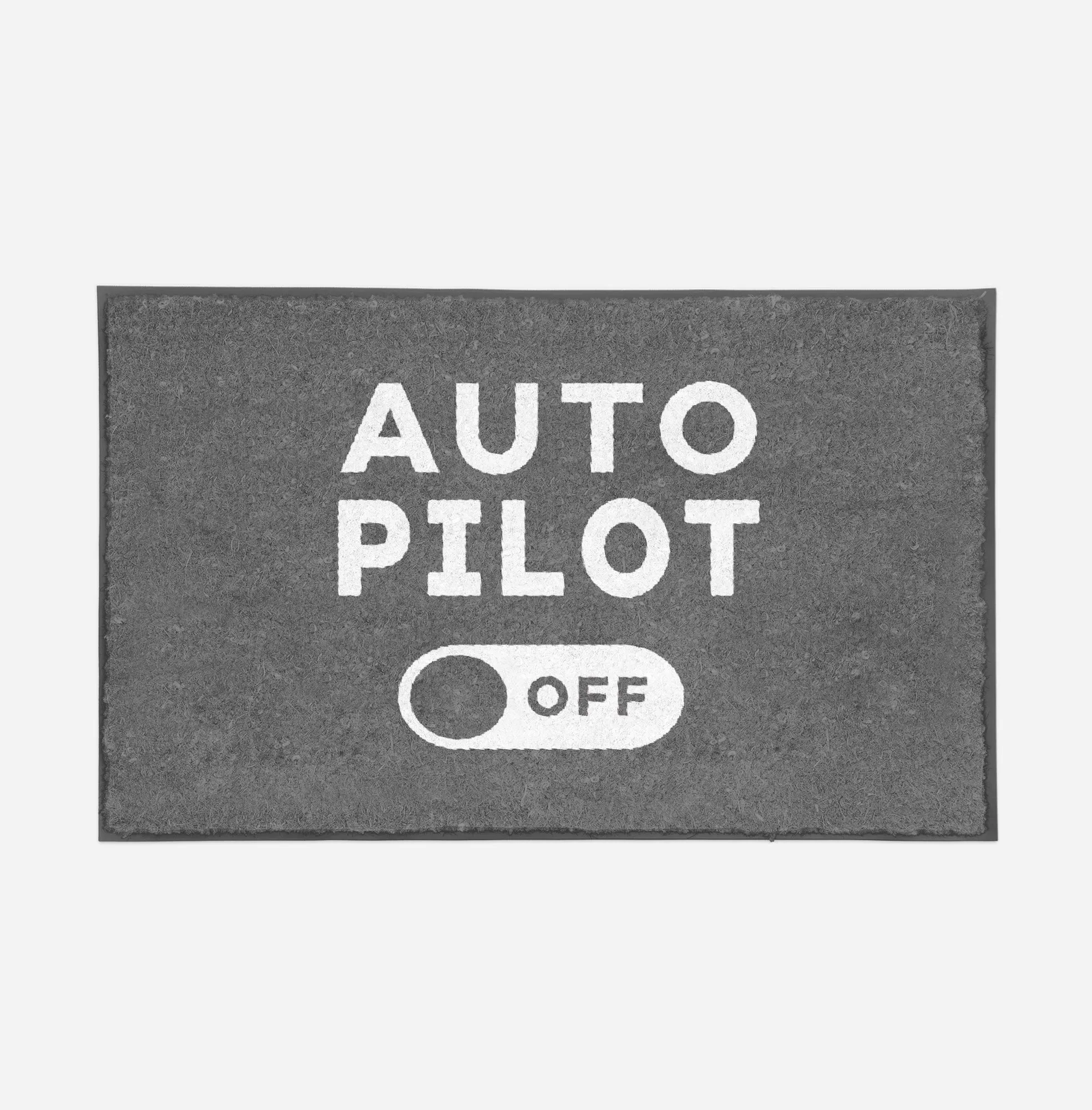 Auto Pilot Off Designed Door Mats